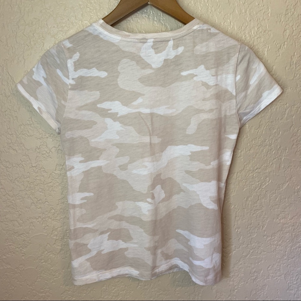 Athleta Organic Daily Camo Crew Tee Size XS - Picture 7 of 8
